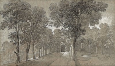 Vista del parque en Arcueil de Jean-Baptiste Oudry
