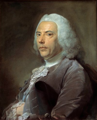 Retrato de Pierre Bouguer, miembro de la Academia de Ciencias, geómetra y astrónomo de Jean Baptiste Perronneau