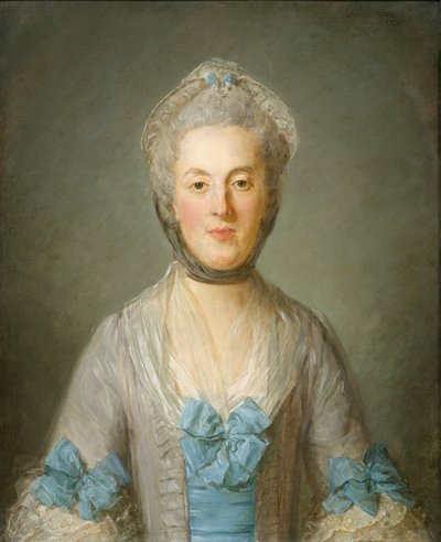 Retrato de una dama de Jean Baptiste Perronneau