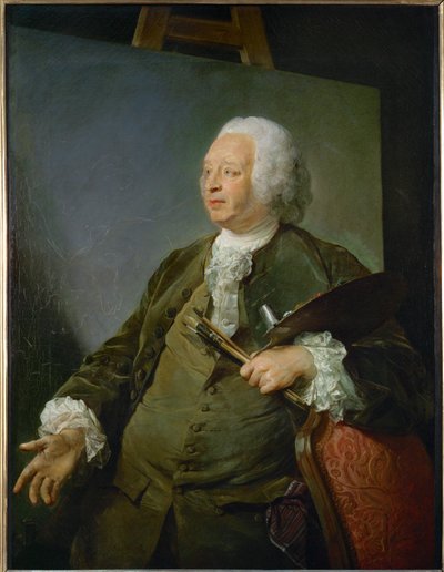 El pintor Jean-Baptiste Oudry ... de Jean-Baptiste Perronneau