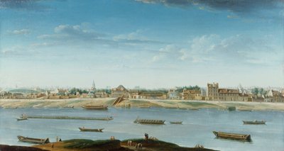 Puerto Saint-Bernard visto desde el Arsenal de Jean Baptiste Raguenet