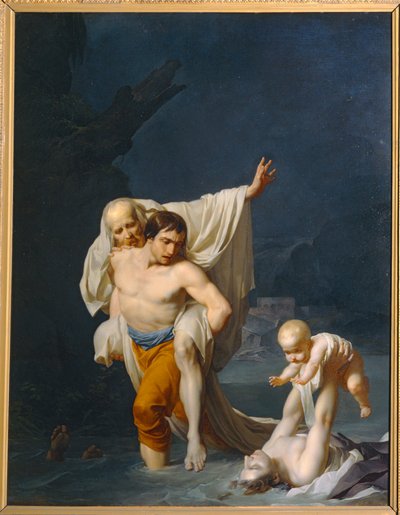 El diluvio - El diluvio. Salones de ... de Jean-Baptiste Regnault