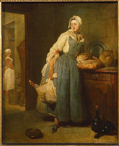 La Pourvoyeuse - la Cateress ... de Jean-Baptiste Simeon Chardin