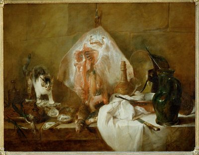El patín - La raie ... de Jean-Baptiste Simeon Chardin