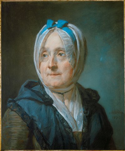 Madame Chardin, retrato... de Jean-Baptiste Simeon Chardin