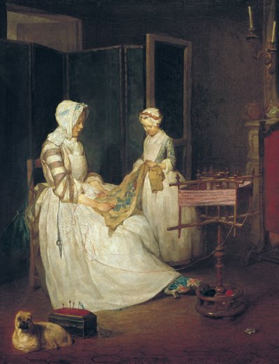La madre diligente de Jean Baptiste Simeon Chardin