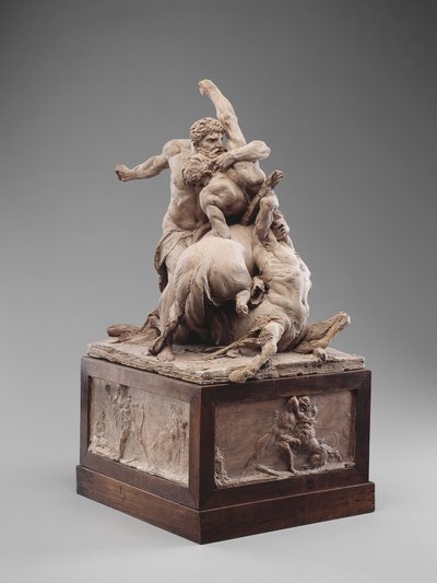 Hércules luchando contra dos centauros, c.1785 de Jean Baptiste Stouf