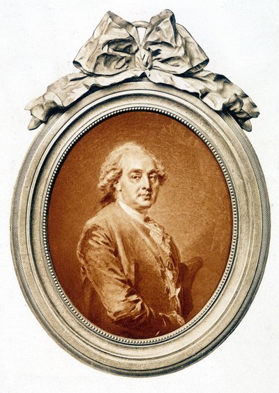 Retrato de Charles Claude de Flahaut de la Billarderie (1730-1809), Conde de Angiviller por Weygler de Jean Baptiste Weyler