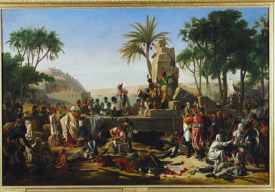 El ejército francés se detiene en Syene ... de Jean-Charles Tardieu