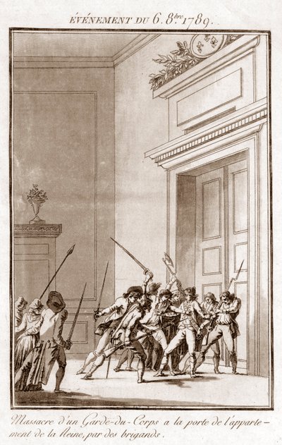 Revolución Francesa - Evento del 6 de octubre de Jean Francois Janinet