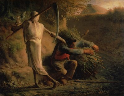La Muerte y el Leñador de Jean Francois Millet