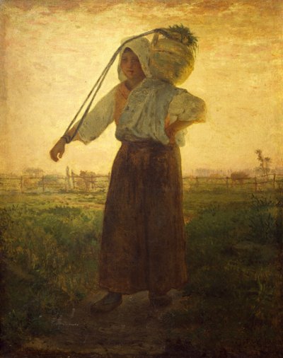 Lechera normanda en Greville de Jean Francois Millet