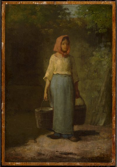Campesina que regresa del pozo de Jean-Francois Millet