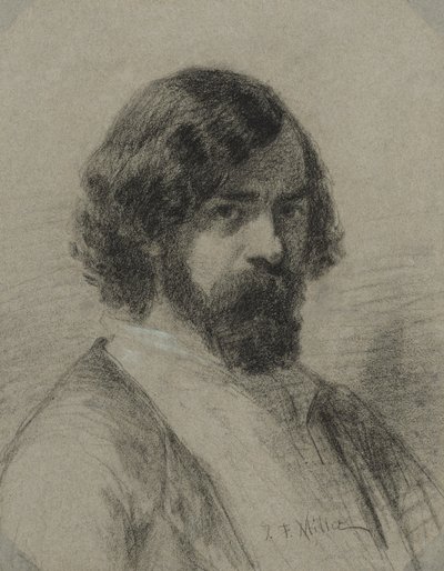 Retrato de Narcisse Virgile Díaz de la Peña de Jean Francois Millet