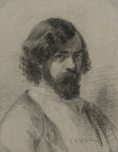 Retrato de Narciso Virgilio Díaz de la Peña de Jean-Francois Millet