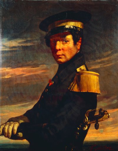 Retrato de oficial de la marina de Jean Francois Millet