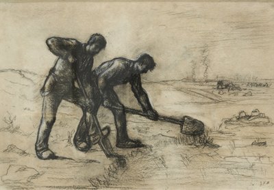 Los excavadores de Jean-Francois Millet