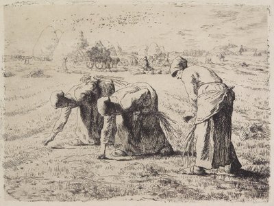 Las espigadoras de Jean-Francois Millet