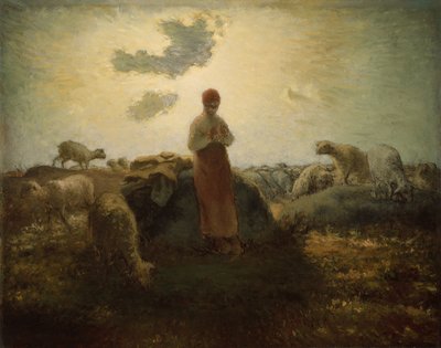 El guardián de la manada de Jean Francois Millet