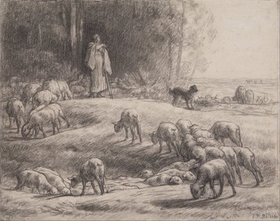 La pastora de Jean-Francois Millet