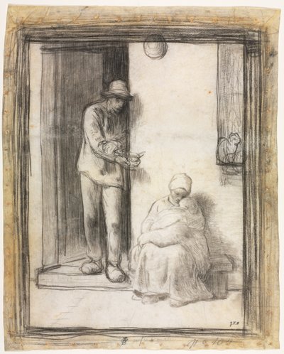 El niño enfermo de Jean-Francois Millet