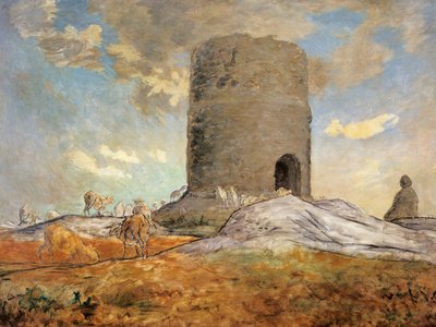 La torre de Chailly en Barbizon, de Jean-Jean-Francois Millet (1814-1875). de Jean Francois Millet