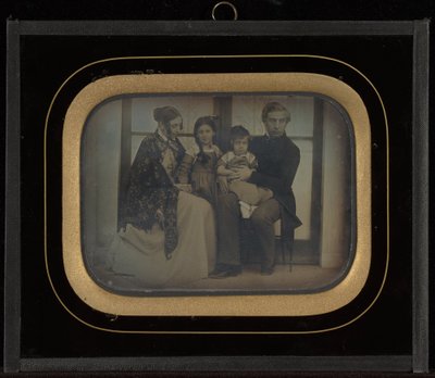 Retrato de la familia Regny en Beaulieu de Jean Gabriel Eynard