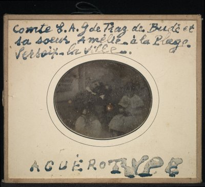 Retrato de dos niños, Conde Ernest Andre Gabriel de Traz de Budé y su hermana Amélie de Jean Gabriel Eynard