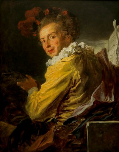 Figura fantástica. Retrato de Monsieyr de La Bretèche de Jean Honore Fragonard