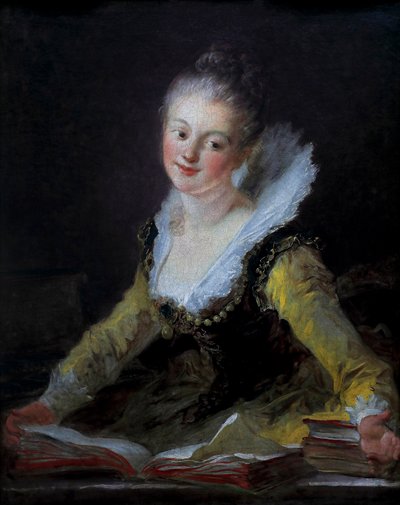 Figura de fantasía. Presunto retrato de Anne-Louise Brillon de Jouy de Jean Honore Fragonard