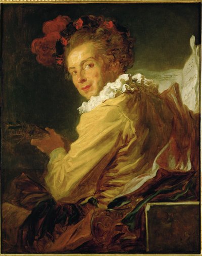 Música - Retrato de Monsieur de la Breteche ... de Jean-Honore Fragonard