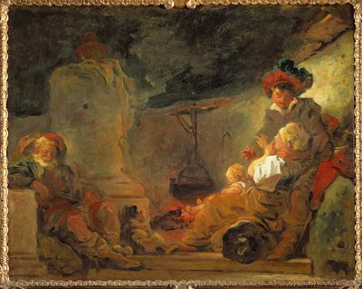 El sueño del mendigo ... de Jean-Honore Fragonard