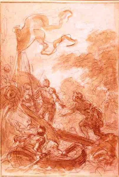 Orlando deja la isla de Jean Honore Fragonard