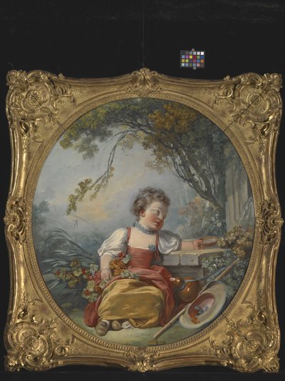 El pequeño peregrino (óleo sobre lienzo) de Jean Honore Fragonard