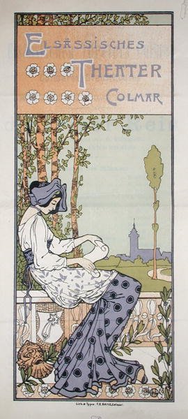 Programa del Teatro Alsaciano de Colmar de Jean Jacques Waltz