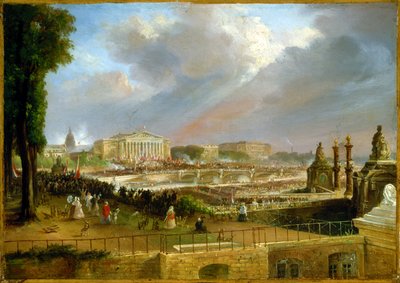 Proclamación de la República en el pórtico de la Cámara de Diputados, 4 de mayo de Jean Jacques Champin