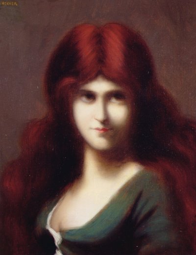 Una Belleza Pelirroja de Jean Jacques Henner