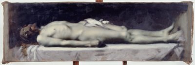 Cristo en el sepulcro, hacia 1899 (óleo sobre lienzo) de Jean Jacques Henner