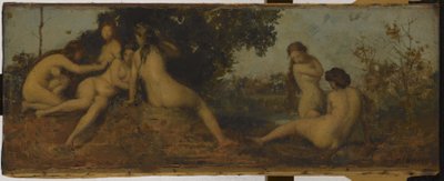 Náyades, entre 1873 y 1877 (óleo sobre lienzo) de Jean Jacques Henner