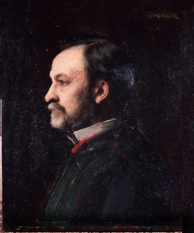 Retrato de Louis Pasteur (1822-1895), químico y biólogo francés, - por Henner, Museo del Instituto Pasteur. de Jean Jacques Henner