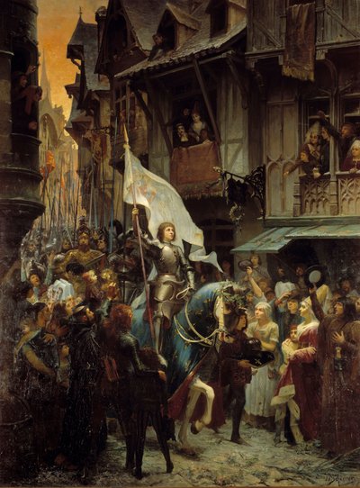 La entrada de Juana de Arco en Orleans el 8 de mayo de Jean Jacques Scherrer