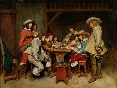 Inocentes y tahúres: Un juego de Piquet de Jean Louis Ernest (after) Meissonier