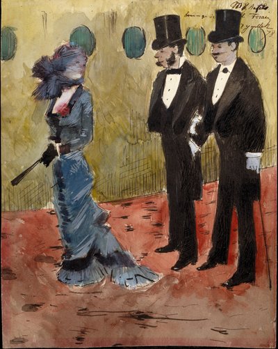 En el teatro de Jean-Louis Forain