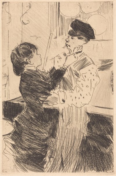 El nudo de la corbata de Jean-Louis Forain