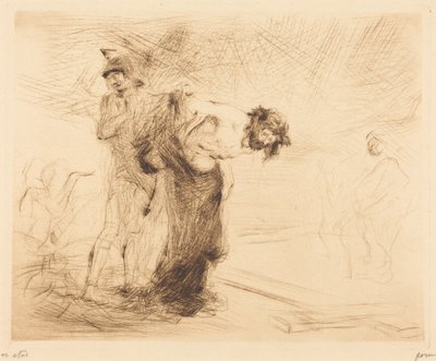 Cristo despojado de sus vestiduras (Christ Stripped of His Clothes) de Jean-Louis Forain