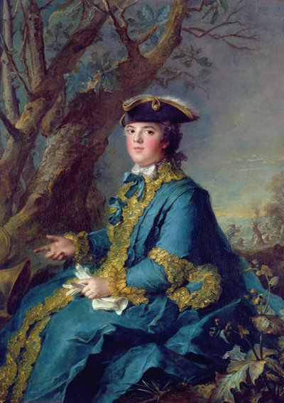 Louise-Elisabeth de Francia (1729-59) Infanta de España, luego Duquesa de Parma de Jean Marc Nattier
