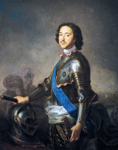 Retrato de Pedro I conocido como Pedro el Grande de Jean Marc Nattier