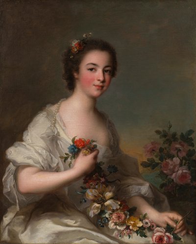 Retrato de una dama de Jean-Marc Nattier