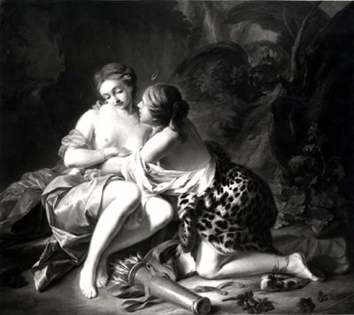 Júpiter y Calisto de Jean Simon Berthelemy