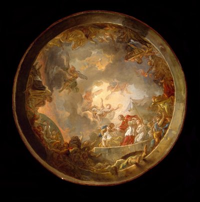 San Carlos Borromeo atendiendo a las víctimas de la peste de Jean Simon Berthelemy